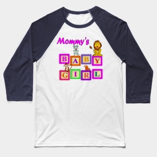 Mommy's Baby Girl Baseball T-Shirt